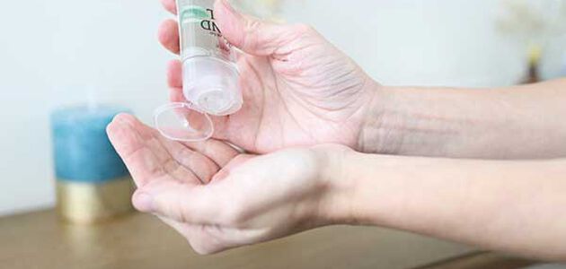 gel idroalcolico mani