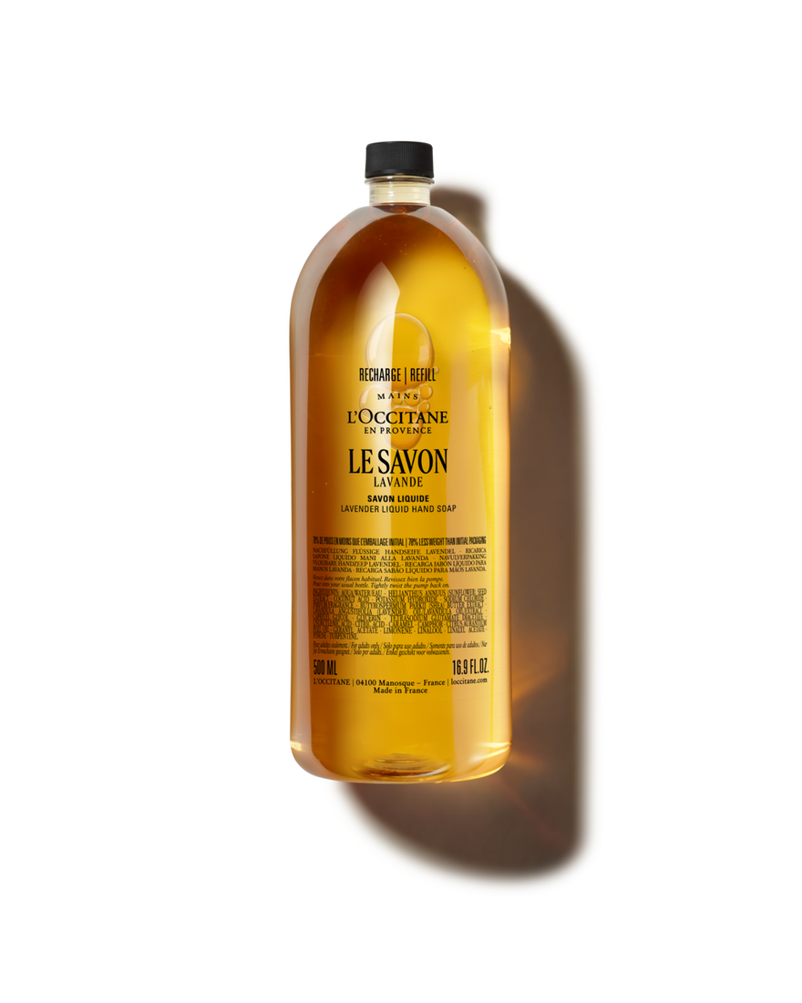 Ricarica Sapone Liquido Mani & Corpo Lavanda 500 ml | L&rsquo;Occitane en Provence