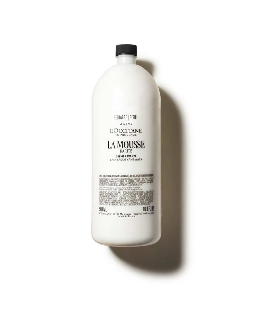 Ricarica Mousse Ultra Riche Mani & Corpo Karit&eacute; 500 ml | L&rsquo;Occitane en Provence