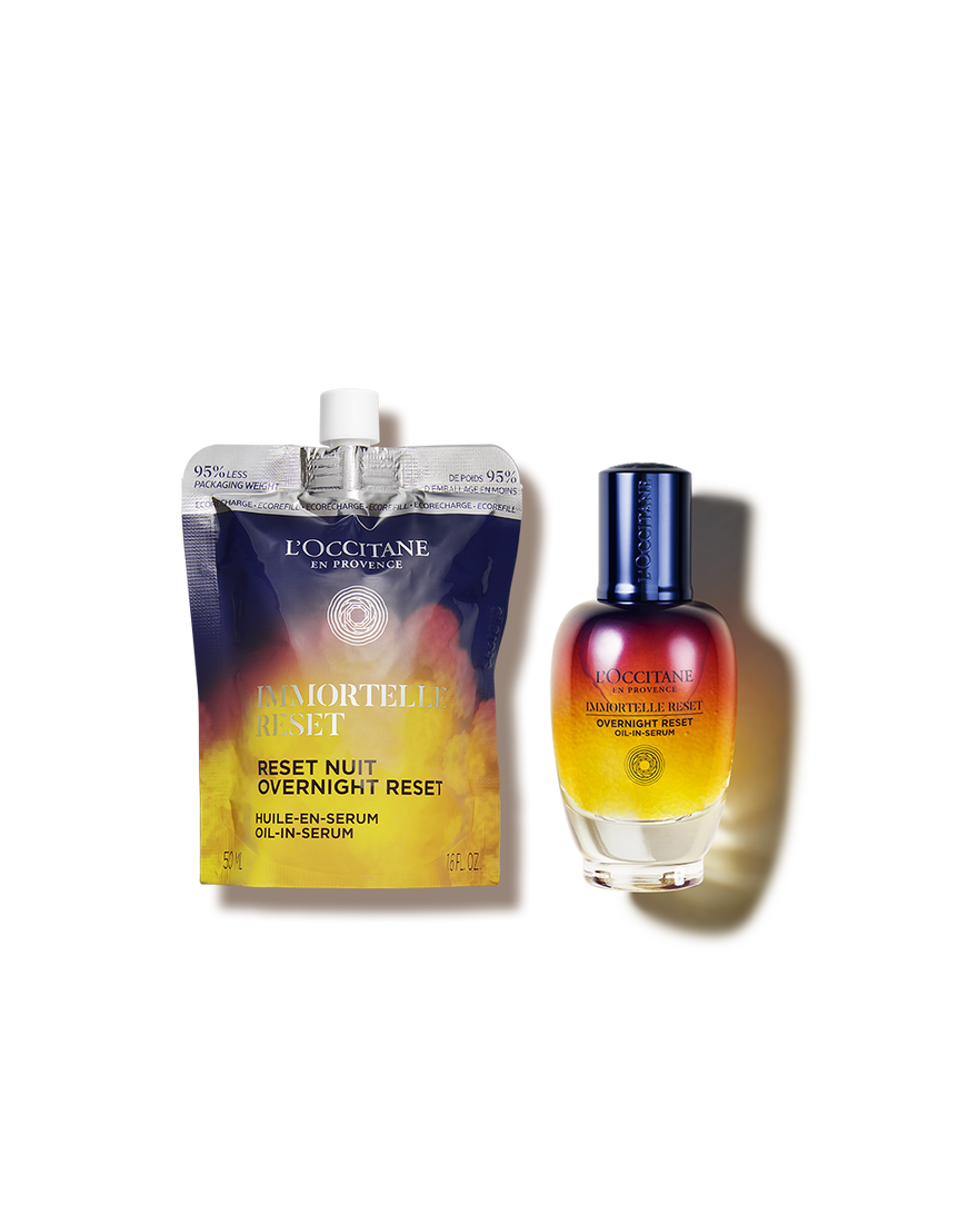 Vedi 1/1 il prodotto Duo Siero Notte Immortelle Reset 30ml e la sua Ricarica, , RECT
