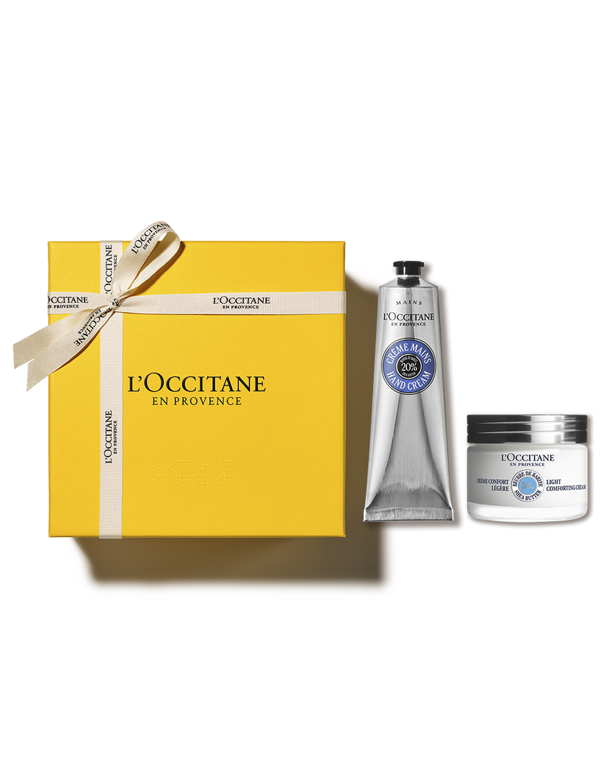 Cofanetto Viso & Mani Karit&eacute; - L&eacute;g&egrave;re | L&rsquo;Occitane en Provence