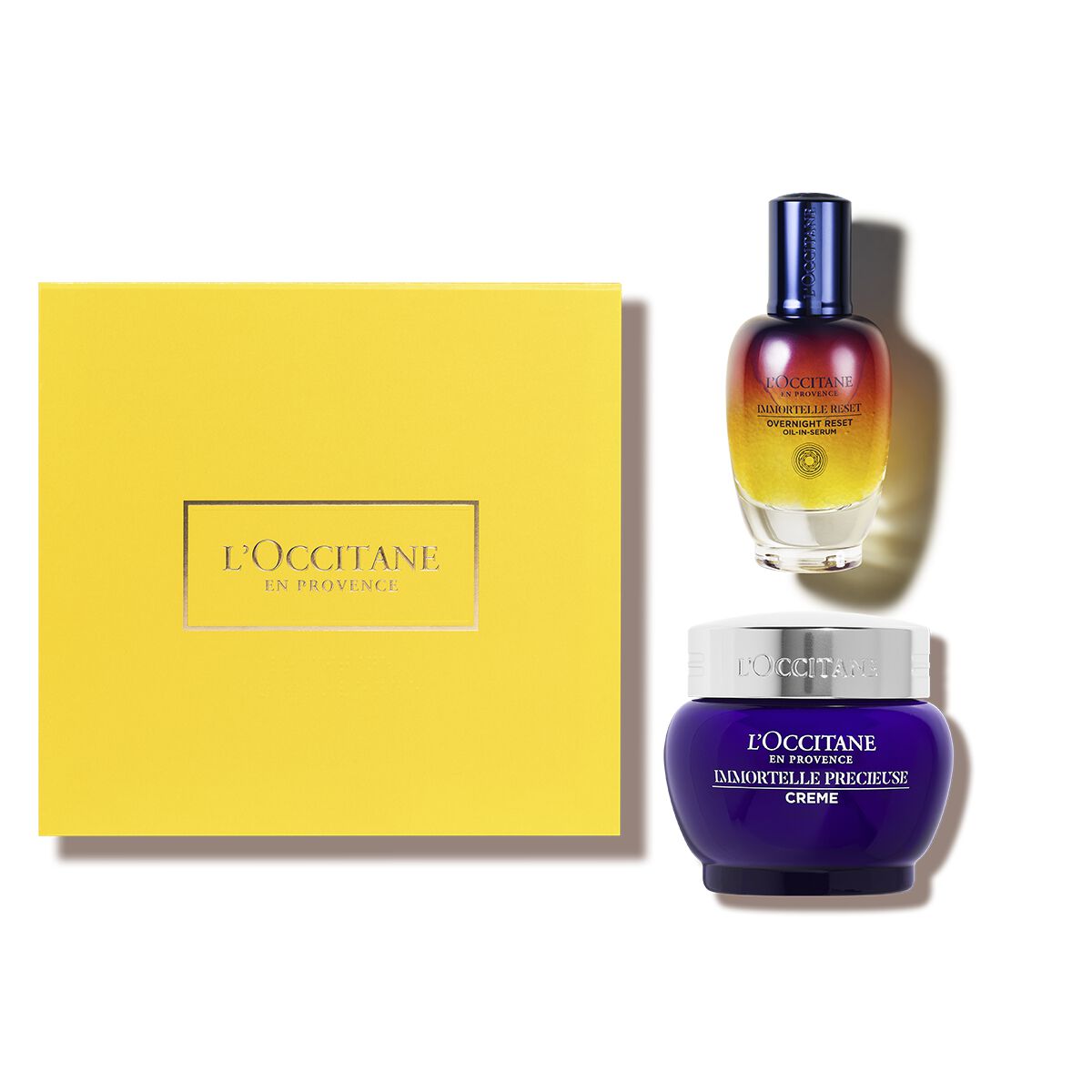 Cofanetto Routine Immortelle Précieuse e Reset - L'Occitane en Provence