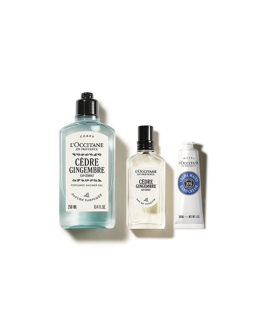 Vedi 2/4 il prodotto Cofanetto Regalo Profumo C&egrave;dre Gingembre, , RECT