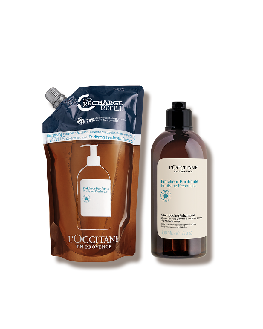 Vedi 1/1 il prodotto Duo Shampoo Freschezza Purificante 300ml e la sua Ricarica, , RECT