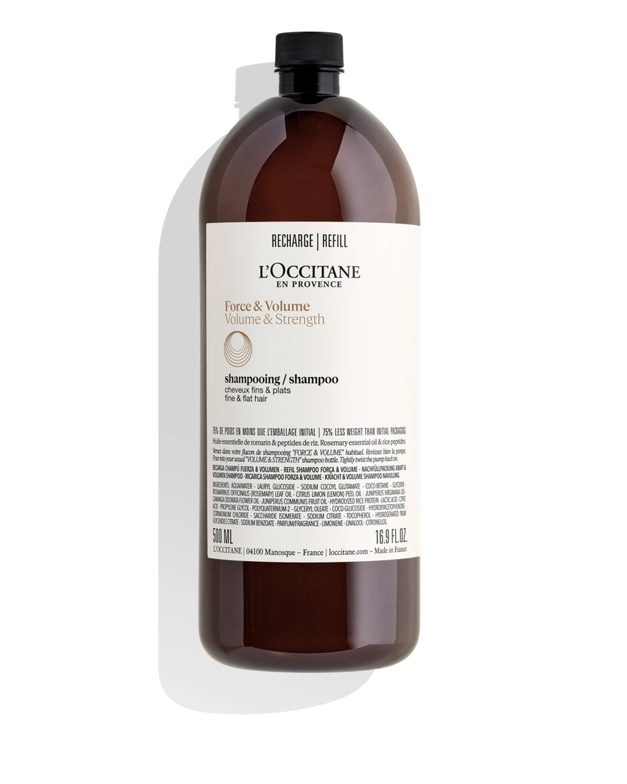 Ricarica Shampoo Forza & Volume Aromachologie 500 ml | L&rsquo;Occitane en Provence