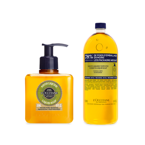 Duo Sapone Liquido Karité Verbena 300ml e la sua eco-ricarica | L’Occitane en Provence