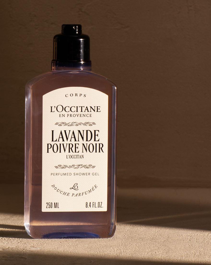 Vedi 3/4 il prodotto Gel Doccia Profumato Lavande Poivre Noir (L'Occitan), , RECT