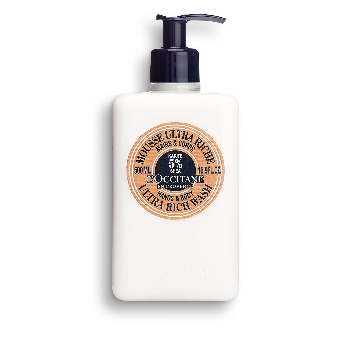 Mousse Ultra Riche Mani & Corpo Karité 500ml - 500 - L'Occitane en Provence