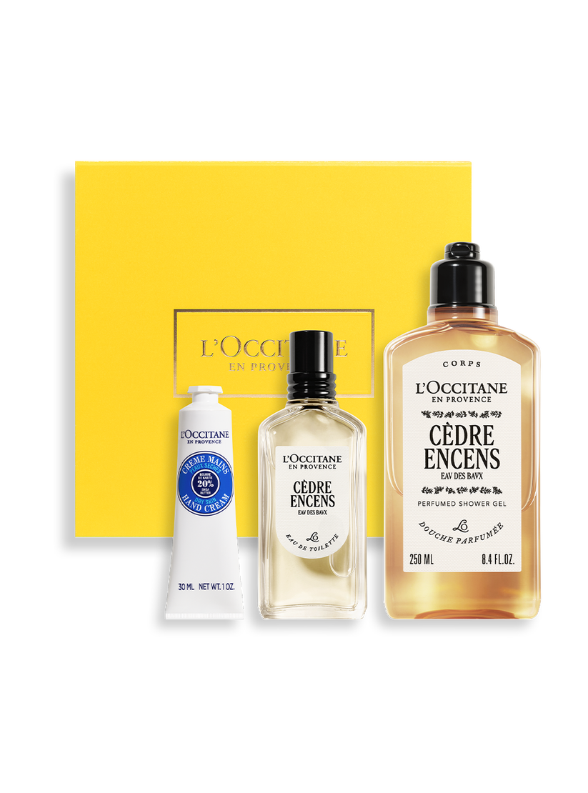 Cofanetto Regalo Profumo C&egrave;dre Encens | L&rsquo;Occitane en Provence