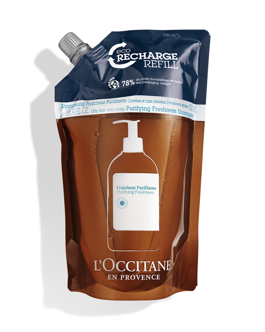 Ricarica Shampoo Freschezza Purificante Aromachologie 500 ml | L&rsquo;Occitane en Provence