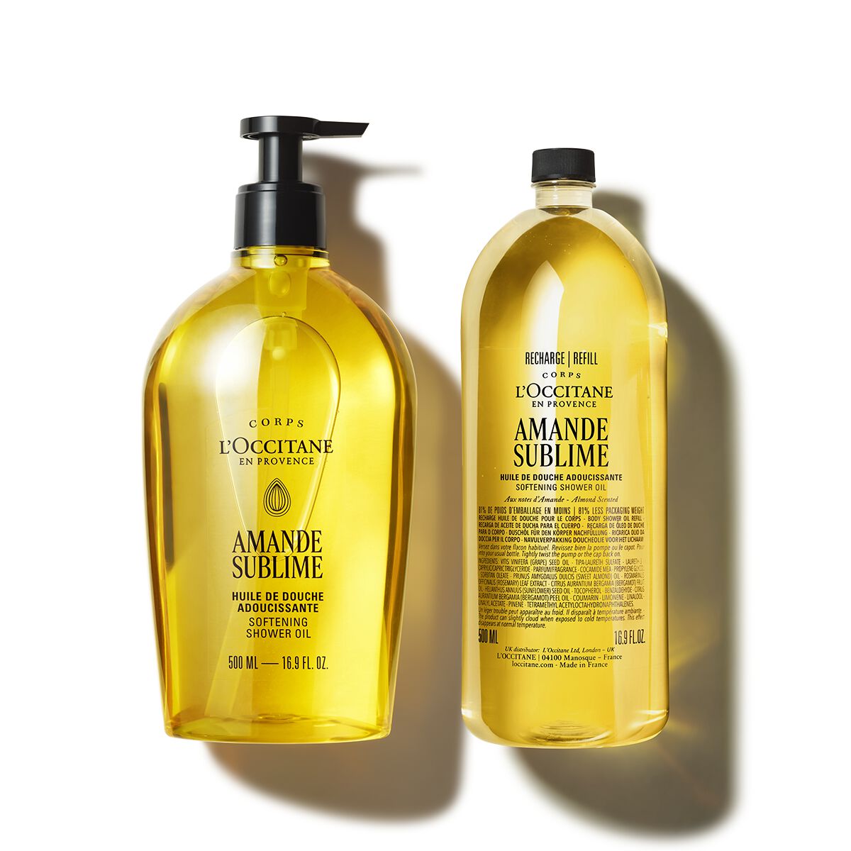Duo Olio Doccia Mandorla e la sua Ricarica - 1000 - L'Occitane en Provence