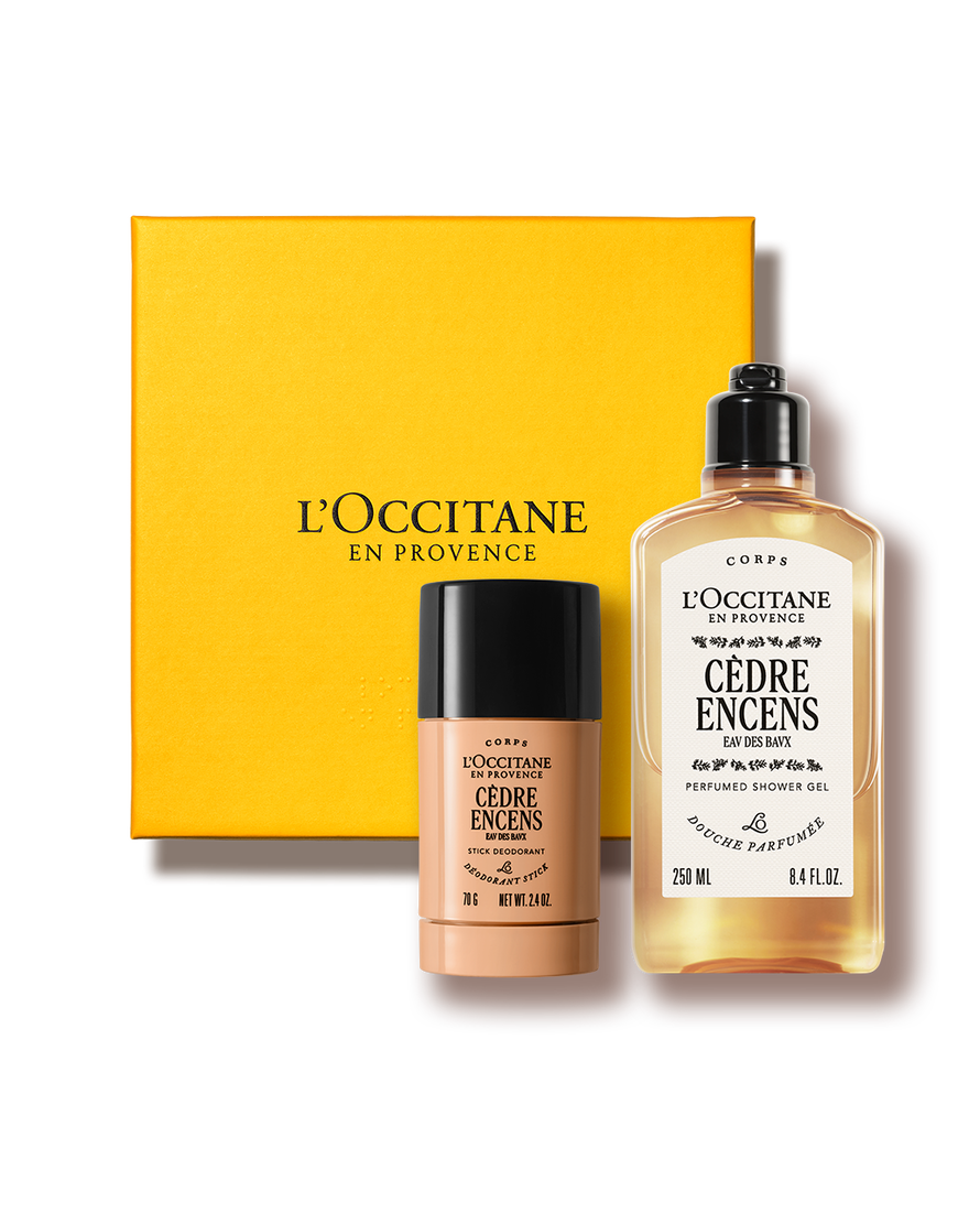 Vedi 1/2 il prodotto Duo Gel Doccia & Deodorante C&egrave;dre Encens, , RECT