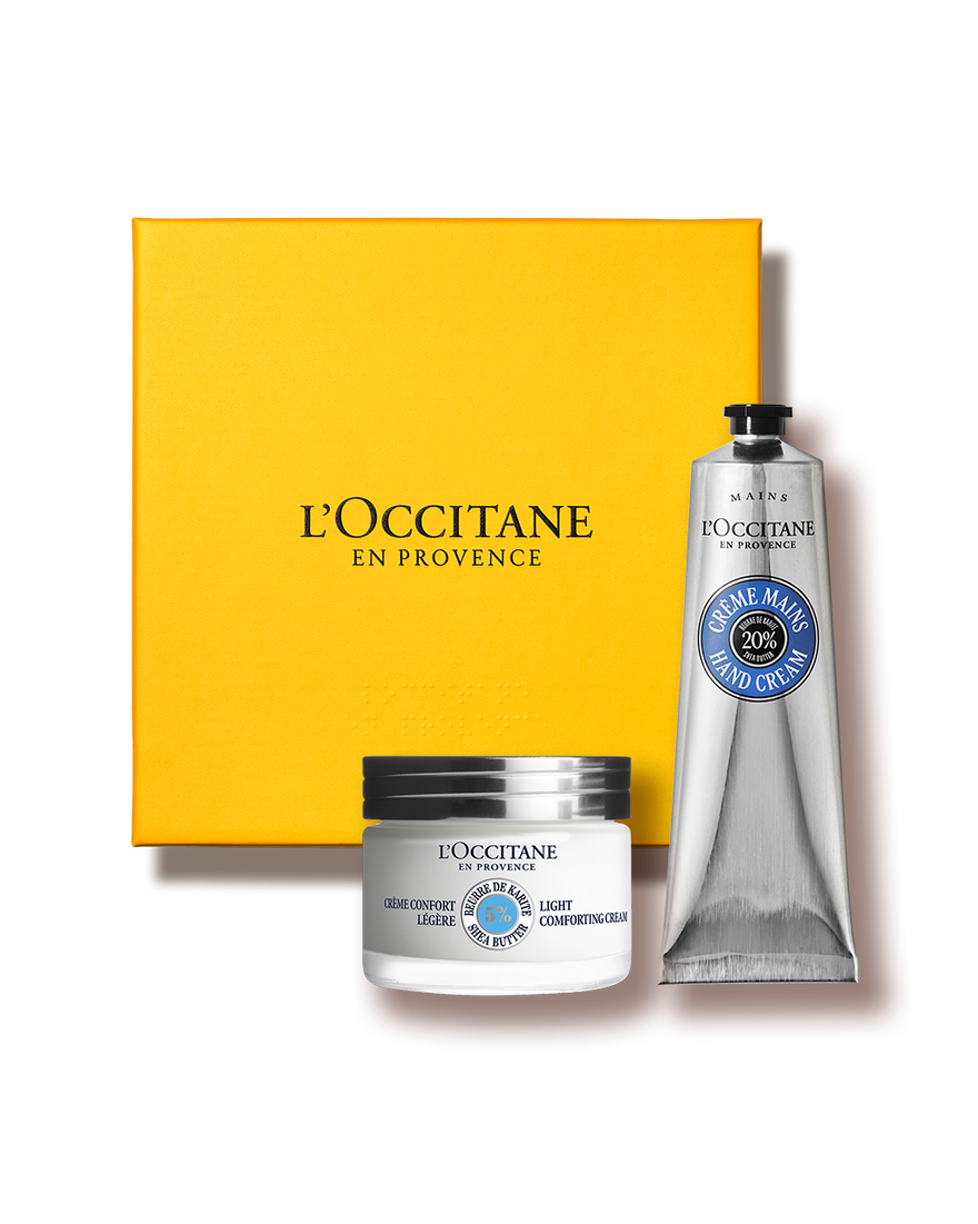 Cofanetto Viso & Mani Karit&eacute; - L&eacute;g&egrave;re | L&rsquo;Occitane en Provence