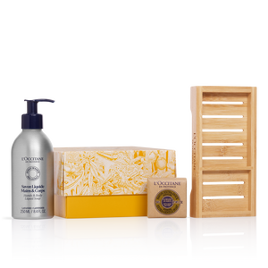 Cofanetto saponi Lavanda & Verbena con porta sapone | L’Occitane en Provence