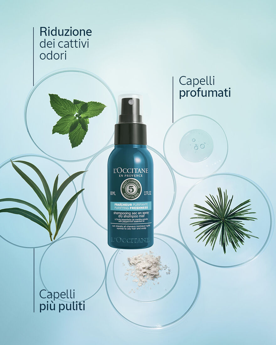 Vedi 5/6 il prodotto Shampoo Secco Freschezza Purificante, , RECT