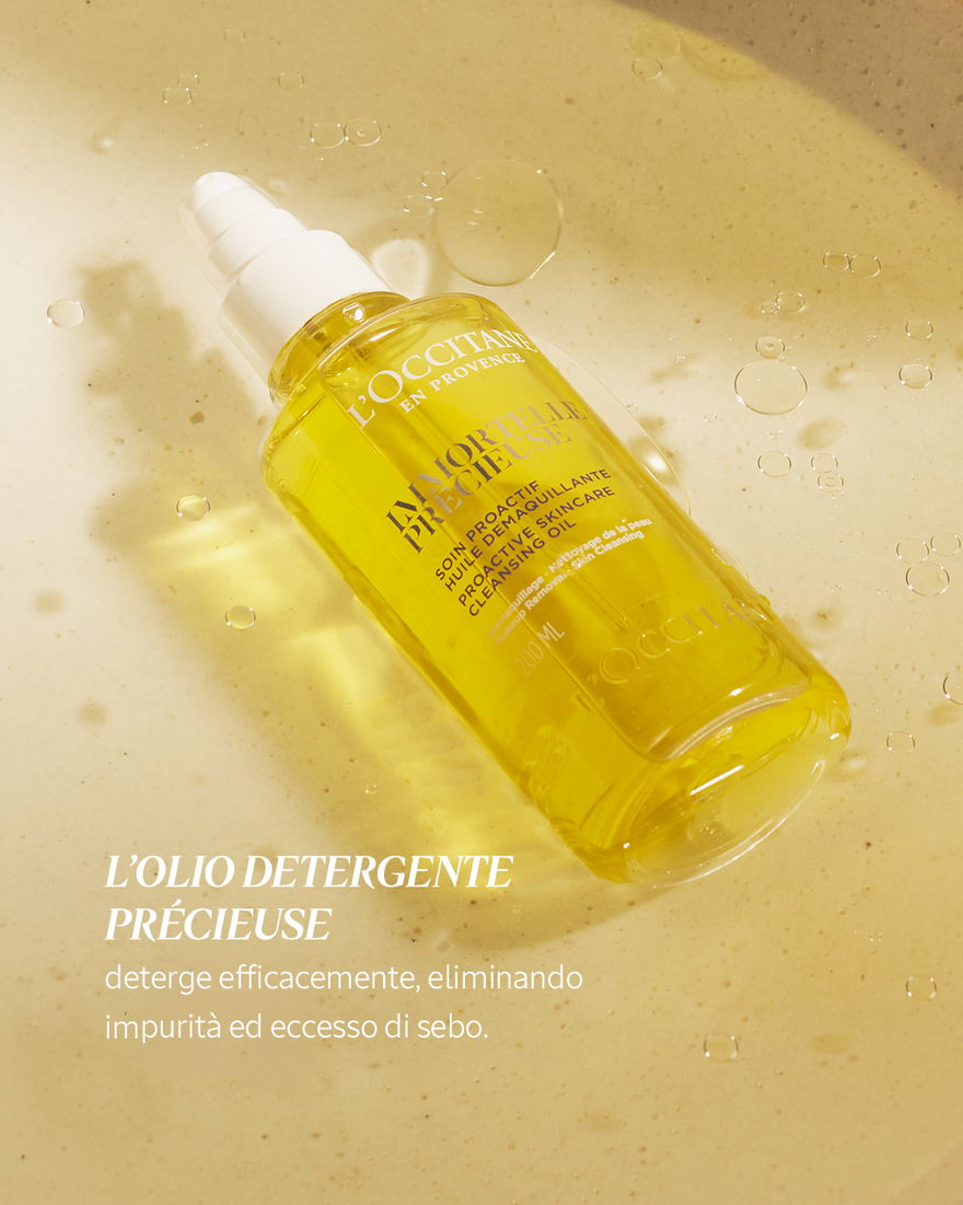 Vedi 7/7 il prodotto Olio Struccante Immortelle Pr&eacute;cieuse 200ml, , RECT