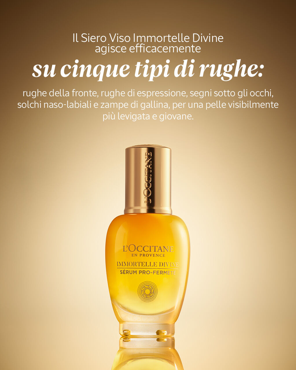 Siero Immortelle Divine - Trattamento viso Anti-età | L'Occitane